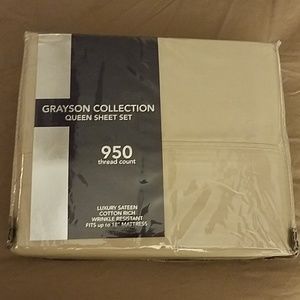 Grayson Collection 950 thread count T Queen sheets